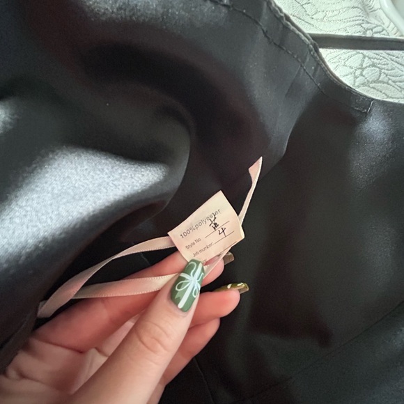 Macy's Classic Black Prom Dress - Picture 4 of 4